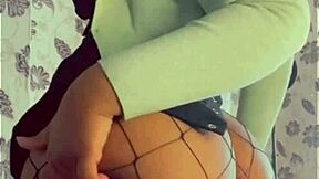 Thick and juicy African booty on display