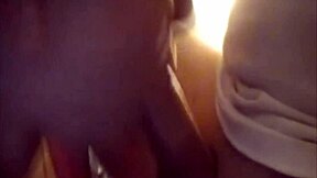 Homemade POV video of stepsister giving a blowjob to her stepbrother