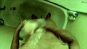 Teen's first video of the slippery shower