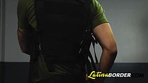 Rough and raw sex with a big booty Latina in a uniform