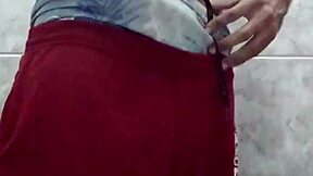 Gay guy proudly displays his slender member