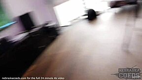 Stunning girl model gets her pussy played by a horny gamer