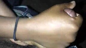 Ebony Black Cock Cumshot