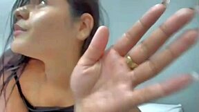Busty Colombian teen Casero shows off her big tits and ass on camera