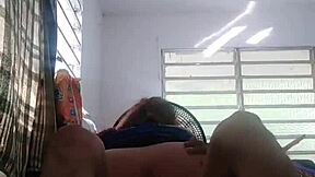 Blue Latina Mature in Real Hot Porn Video