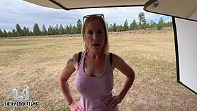 MILF Karen is dominated in a POV video