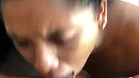 Black cock gets a hard pounding in this amateur porn video