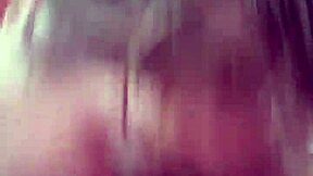 White girl gives a good blowjob to a big black cock for weed