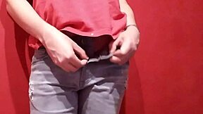Solo masturbation of a gay bottom