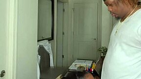 The boss takes advantage of his employee's money to have sex with him