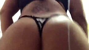 Masturbating in a bikini while dancing