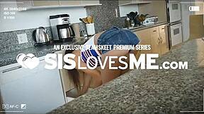 Busty wife gets caught with another man