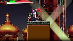 Busty Japanese girl gets caught and fucked on her big firm ass in this Hentai Game