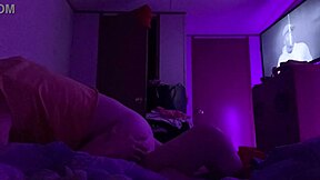 Amateur redhead gives a deepthroat blowjob