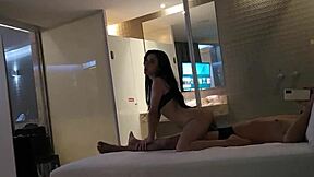 Cute Brazilian babe gets her pussy licked and rides a big cock in this hot video