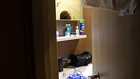 Amateur teen gets her ass shaved by her roommate
