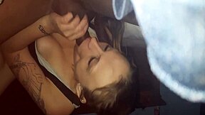Big dick blowjob with a deepthroat finish