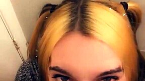 Selfie Tease: Transgender Beauty Gives a Blowjob