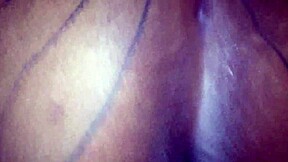 Black beauty spreads her ass for a big cock