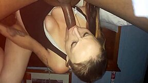 Big dick blowjob with a deepthroat finish