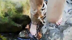 Petite pussy gets blown by a big cock