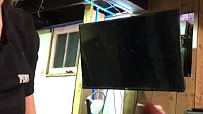 Amateur Handjob by a White Wife