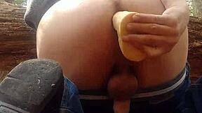 Gay Cock Fuck: Masturbating at Work