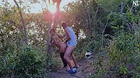 Big tits maid and her niece get naughty