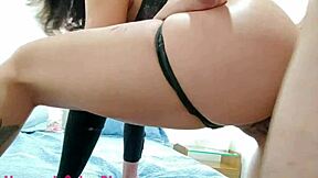 Watch a young girl with a big ass and natural tits get her tight asshole pounded