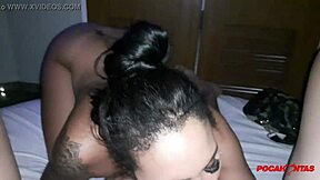 Mamando and BSB in a double penetration scene with a kinky twist