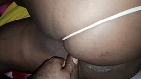 Big booty beauty takes a stepson's penis into her mouth