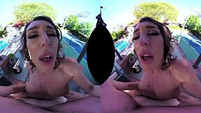 Big Tits and Cock: Christina Cinn's Outdoor POV Fuck