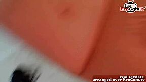 Curvy British teen with natural boobs tries out for porn