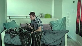 Hot teen babysitter will do anything for a video