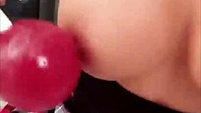 Lollipop Play: Anal and Masturbation with a Big Cock