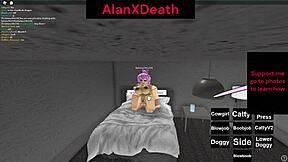 Quickie sex with a woman who doesn't speak English in Roblox