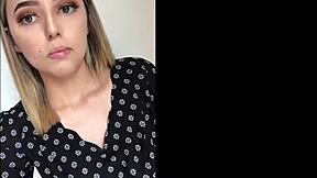 Amateur teen begs for money from sugar daddy in POV blowjob