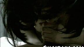 Mexican slut gets fucked in the bathroom
