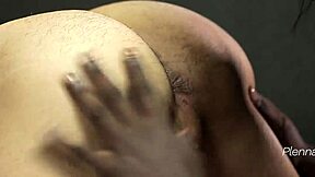 Brazilian girl sucks Japanese guy's big cock and gets a mouthful of cum