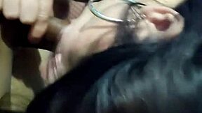 MILF gives a blowjob and handjob in HD video