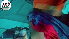 Indian couple enjoys hardcore sex with wife bent over and licked from behind