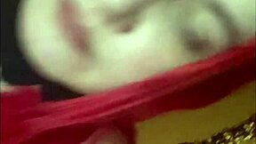 Chubby redhead with huge tits in naked masturbation video