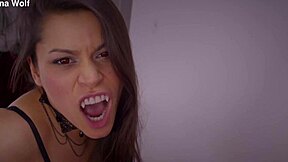 Drunk vampire Meana Wolf craves for blood and sex