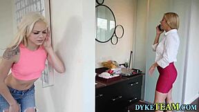 Masturbation and strapon action in high definition video
