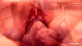 Suzie's shower fun turns into a hardcore cock riding and blowjob session
