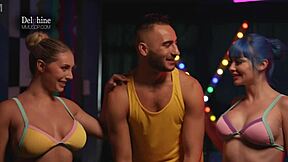 Enjoy the ultimate pleasure with Delphine, Jewelz Blu, and Kayley Gunner