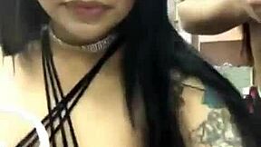 Black and Latina sluts in a steamy vestidor scene