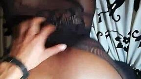 Ebony teen gets pussy fucked by neighbor