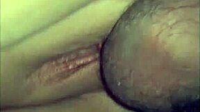 Fat amateur gets doggy style creampie