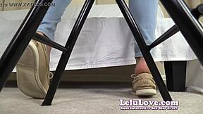 Amateur homemade video of feet play and tickling in POV